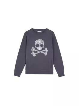 Худи Scalpers Sweatshirt Type Skull, синий