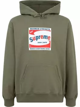 Худи Shine из коллекции весна-лето 2021 Supreme, зеленый