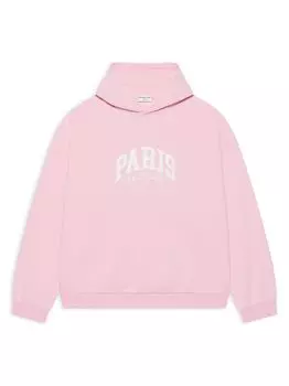 Худи широкого кроя Cities Paris Balenciaga, белый