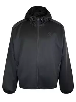 Худи SikSilk Zip-Up Hoodie, черный