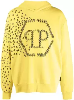 Худи Skull and Bones Philipp Plein, желтый
