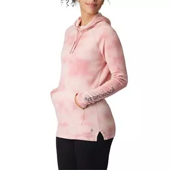 Худи Smartwool Thermal Plant-Based Dye Merino Logo, цвет Rose Marble Wash