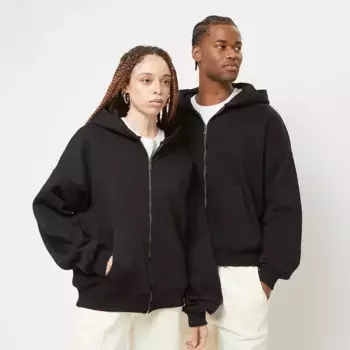 Худи SNIPES Small Logo Essential Oversized Zip, черный