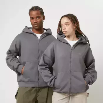 Худи SNIPES Small Logo Essential Oversized Zip, серый