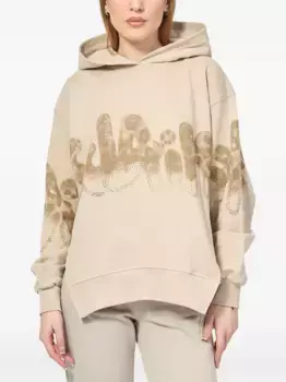 Худи со стразами DISCLAIMER, нейтральный