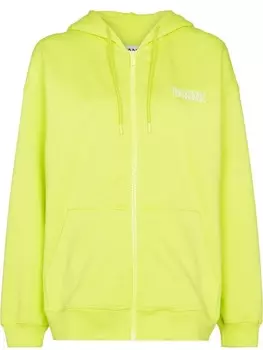 Худи Software Isoli на молнии GANNI, зеленый