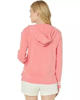 Худи Southern Tide Coimbra Heather Crossover Hoodie, цвет Heather Sea Coral