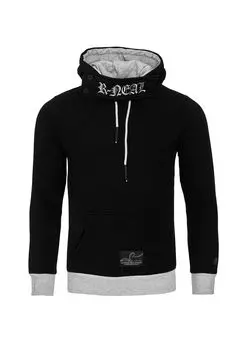 Худи современного кроя RUSTY NEAL, черный