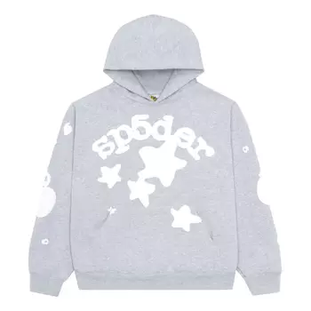 Худи Sp5der Beluga Hoodie 'Grey', серый