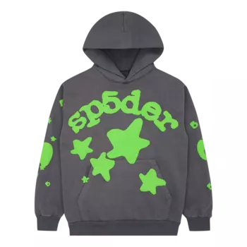 Худи Sp5der Beluga Hoodie 'Slate Grey Green', серый