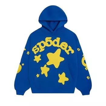 Худи Sp5der Beluga Hoodie TC Blue, синий