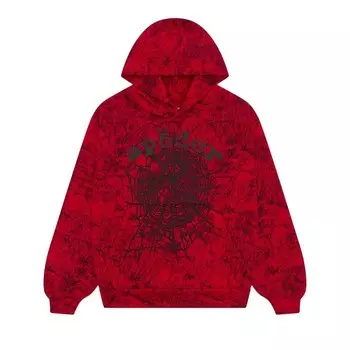 Худи Sp5der OG Tree Camo Hoodie Red, красный