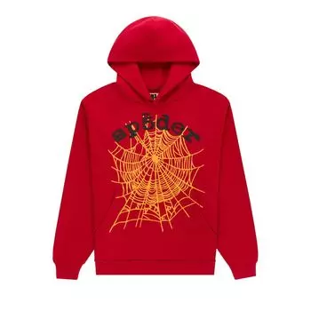 Худи Sp5der Og Web V2 Hoodie 'Red', красный