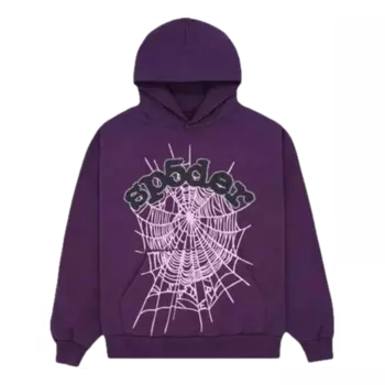 Худи Sp5der Web Hoodie 'Grape', фиолетовый