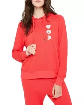 Худи Spiritual Gangster Love Heart Harper Crop Hoodie, цвет Poppy