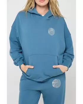 Худи Spiritual Gangster New Waves Easy Hoodie, цвет Moonlit