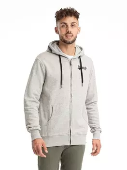 Худи SPITZBUB Zip-Up Hoodie Kai, цвет mottled grey