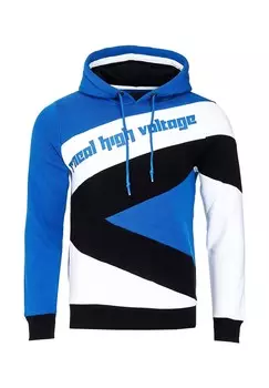 Худи спортивного дизайна RUSTY NEAL, цвет Sax / Wei_ / Schwarz