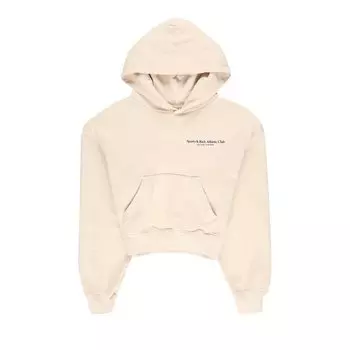 Худи Sporty & Rich Athletic Club Cropped 'Cream/Navy', кремовый