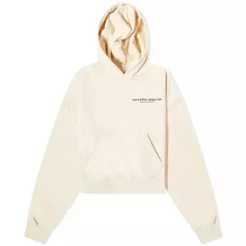 Худи Sporty & Rich Club Cropped, кремовый