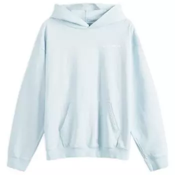 Худи Sporty & Rich Eat More Veggies Hoodie, цвет Baby Blue & White