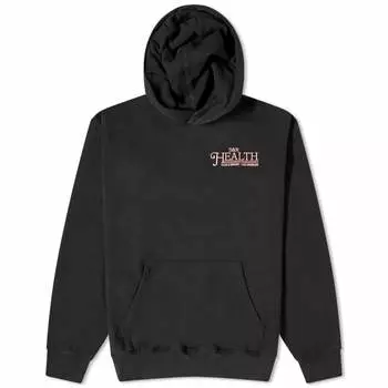 Худи Sporty & Rich Sr Health Resort, цвет Black & Salmon