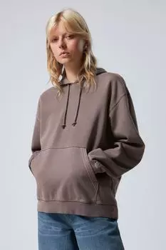 Худи стандартная сущность Weekday, коричневый