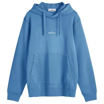 Худи Stone Island Badge Back Print Hoodie, цвет Dark Blue