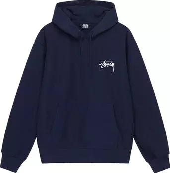 Худи Stussy 8 Ball Fade Hoodie 'Navy', синий