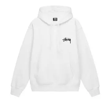 Худи Stussy 8 Ball Fade Hoodie 'White', белый