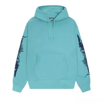 Худи Stussy Barracuda Hoodie, бирюзовый