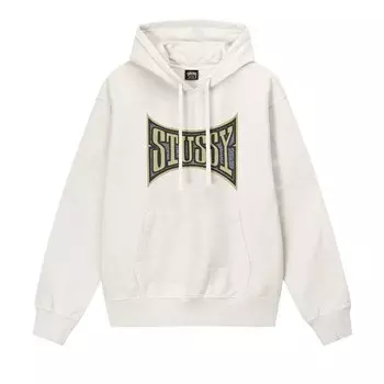 Худи Stussy Champion Pigment Dyed Hoodie Natural, белый