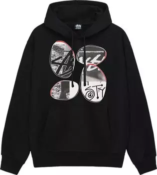 Худи Stussy David Carson Vespa 'Black', черный