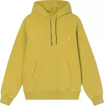 Худи Stussy Dyed Stussy Designs Hoodie 'Yellow', желтый