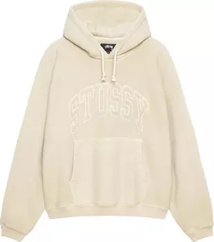 Худи Stussy Embroidered Relaxed 'Sand', загар