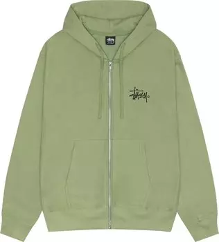 Худи Stussy IST Venus Zip 'Moss', зеленый