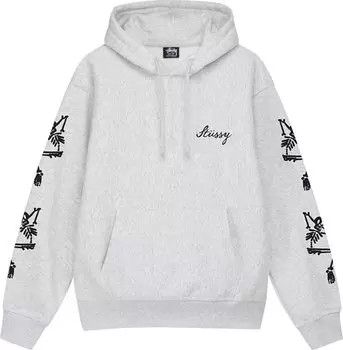 Худи Stussy Paradise Lost Hoodie 'Ash Heather', серый