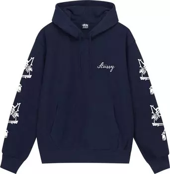 Худи Stussy Paradise Lost Hoodie 'Navy', синий
