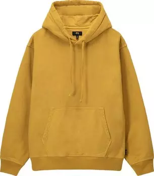 Худи Stussy Pigment Dyed Fleece Hoodie 'Gold', золотой