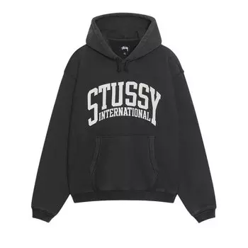 Худи Stussy Relaxed International Hoodie, черный