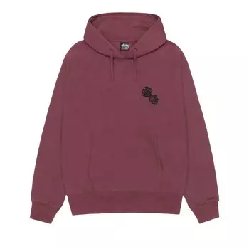 Худи Stussy Shakers Hoodie Oxblood, красный