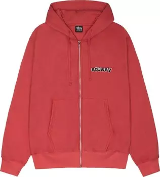 Худи Stussy SS-Link Zip 'Pepper', красный