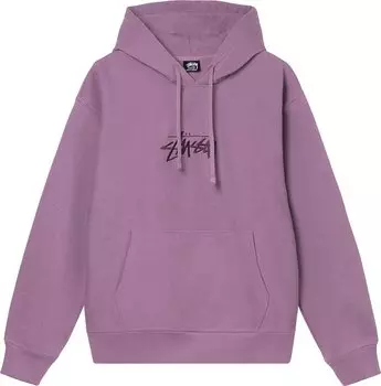 Худи Stussy Stock Appliqu Hoodie 'Orchid', фиолетовый