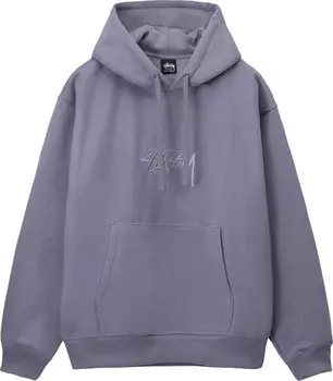 Худи Stussy Stock Logo Applique Hoodie 'Mauve', фиолетовый