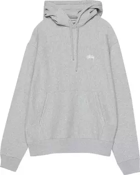 Худи Stussy Stock Logo Hoodie 'Grey', серый
