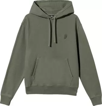 Худи Stussy Swirl Appliqu Hoodie 'Olive', зеленый