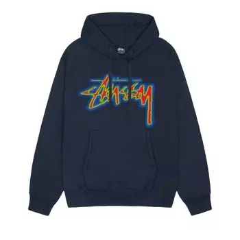 Худи Stussy Thermal Stock Hoodie, синий