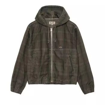 Худи Stussy Unlined Plaid Zip Hoodie, разноцветный