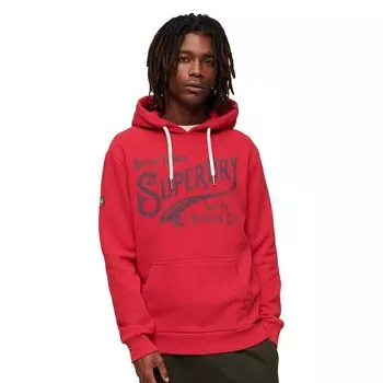 Худи Superdry 34th Street Script, красный
