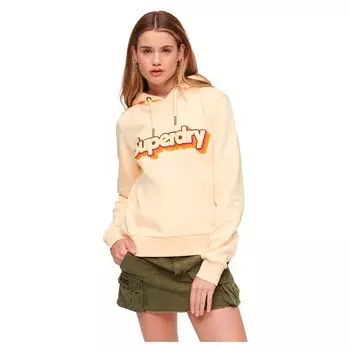 Худи Superdry 70S Classic Logo, оранжевый